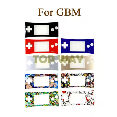 1PC For GameBoy Micro for GBM Faceplate Cover Case Shell Front Shell Cover Replacement new design