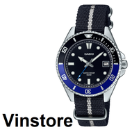 [Vinstore] Casio MDV-10 Duro Cloth Band Aluminum Bezel Sports Men Watch MDV-10C-1A2VDF MDV-10C-1A2