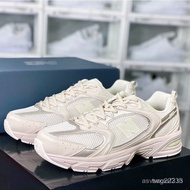 2025 New Style Lucky NB 530 Retro Beige Milk White Gray Comfortable Rubber Shoes Casual Sports Men W