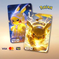 PIKACHU TNG - TOUCH N GO STICKER CARD / ATM CARD STICKER COVER, TNG CARD, ATM CARD Waterproof Sticke