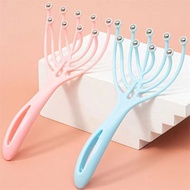 5/9 Claws Head Massager with Steel Ball Neck Scalp Massage Roller Comb Smooth Meridians Body Relaxat