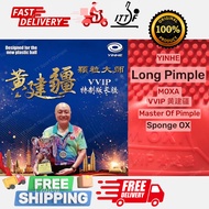 YINHE Moxa VVIP Master Of Pimple Long Pimple 2.1 OX Getah Ping Pong Biji Panjang Table Tennis anti s