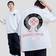 M&C baju kaos pria 07 American top short sleeves print Retro tshirt for men women hip hop Fashion cr