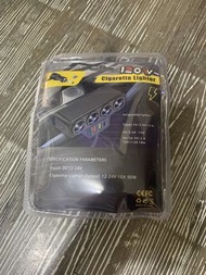 120W 汽車點煙器 4孔 USB 充電器