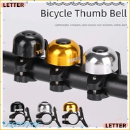 LETTER Bicycle Electronic Horn, Aluminum Alloy Alarm Sound Cycling Handlebar Bell Ring, Warning Func