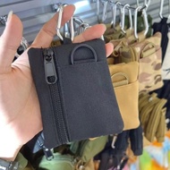 Tactical Keychain Pouch Military Mini Size Belt Gear EDC Pocket Organizer Outdoor Key Bag