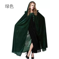 Popular Halloween Grim Reaper Hooded Cape cos Costume for adults: demon cape, vampire cape, wizard r
