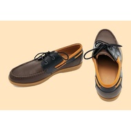 AIROS "Esquire" Brown Boat Shoe