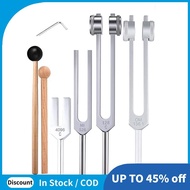 4Pcs Tuning Fork Set(128Hz,  136.1Hz, MI 528Hz, 4096Hz),for Healing Chakra,Sound Therapy,Reliever St