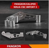 KALIPER 4 PISTON BREMBO M3 M432 GREY PICTH 100 MONOBLOCK M432 CALIPER BREMBO DEPAN M432 GP4X IMPORT