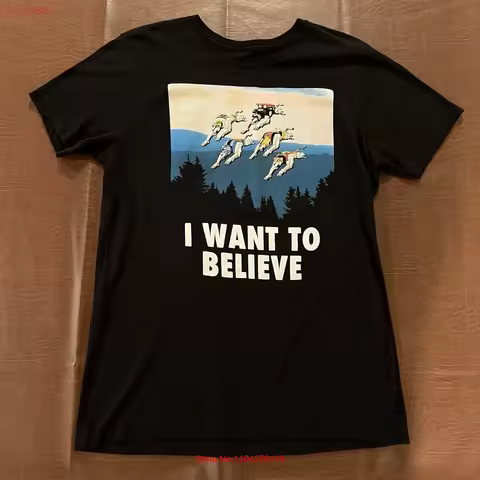 Voltron X Files I Want to Believe T Shirt Size Large Fit Med vintage Washed Top For Everyday Wear Co