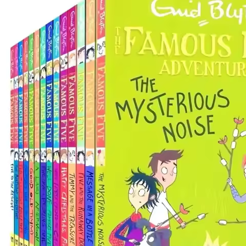 15 Books The Famous Five Adventures Short Story Collection Comic Book Children's Reading Books Engli