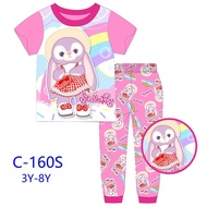 Caluby Good Quality 95% Cotton Short Sleeve Sleepwear Pyjamas / Pajamas For Kids – STELLA 160S