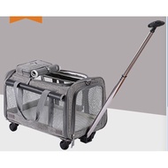 Boqi factory New desige กระเป๋าใส่สุนัข ดึง ลาก หิ้ว สะพาย ในใบเดียว JJM04