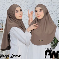 Instant Hijab Bergo Malay Jarsey Comfortable Soft Pad