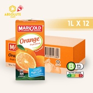 MARIGOLD Fruit Drink Orange Less Sugar 1L X 12 (TETRA)