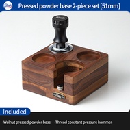 BINCOO ชุดฐานที่อัดกาแฟสำหรับเคาะถังที่เก็บเครื่องชงกาแฟโครงจับกล้องมือถือผงกระแทมเปอร์ชุดผู้จัดจำหน