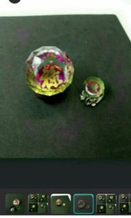 奥地利施華洛世奇👍Austria Swarovski💚祿字💰官祿+晉升水晶球+水晶{祿}字匙扣套裝共2件💰得夠發$79.80/2pcs.fixed price得夠發啦🙏官祿亨通👍進昇在望🙏好兆頭在手得