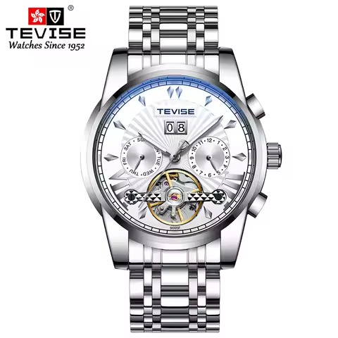 TEVISE Fashion Fashion MEN'S Watch Automatic Mechanical Watch Luminous Watch Waterproof Hot Fashion 