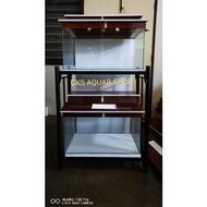 AQUARIUM STAND 2 FEET DOUBLE(H86CM X W33CM X L70CM）