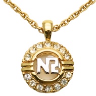 Nina Ricci 項鍊，金屬和水鑽 [二手]