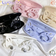 LUOYAO1 Elf Ear Earbuds, Fingerprint Touch Dual Microphone Elf Ear Headphones Bluetooth, Noise Reduc