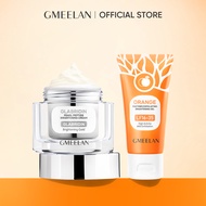 GMEELAN Skincare Set Brightening Cream Moisturizers Mists Gel 30g + Orange Enzymes Exfoliating Brigh