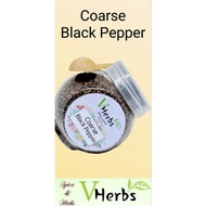 [VHerbs] Coarse Black Pepper/Kasar Lada Hitam - 125g Natural Spice and Herbs