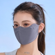 ALLEY Ice Silk , Washable Anti-UV Sunscreen ,  Dustproof Breathable Mesh Anti-sun  Unisex