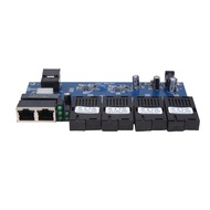 Gigabit Placa Metro Ethernet Switch Fibra 4X1.25G Fiber Port 3X100/1000M RJ45 Port SC Optic Fiber Sw