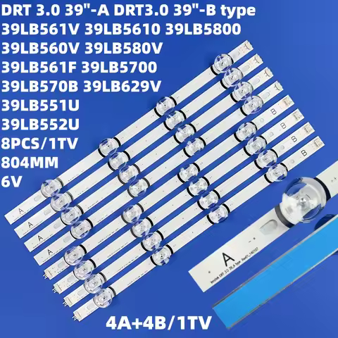 LED Backlight strip For LG 390HVJ01 lnnotek drt 3.0 39" 39LB5610 39LB561V 39LB5800 39LB561F DRT3.0 3