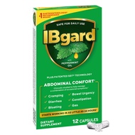 IBgard Gut Health Supplement, Peppermint Oil Capsules for Abdominal Comfort, 12 Capsules (Packaging 