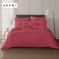 AKEMI Cotton Select Colour Array Quilt Cover 750TC (100% Cotton Sateen) Super Single Raspberry Pink 