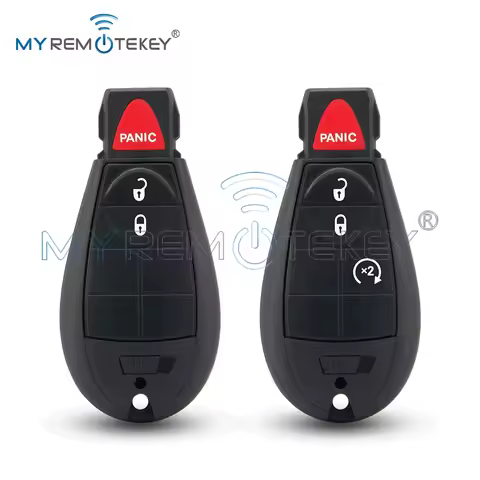 MYREMOTEKEY Remote Car Key Shell Fobik Key Case FCC GQ4-53T 3/4Buttons for Dodge RAM 2013 2014 2015 
