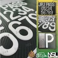 🔥READY STOCK🔥BUAT SIAP🔥C70 Flat JPJ Number Plate Kereta/Standard Size JPJ Approve/Car Plate Number/F
