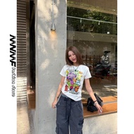 [MNMF]🌼In Stock🌼Original Method Pure Cotton 220g 40 Count Odal Food Wool+Feel Round Neck Round Shoul