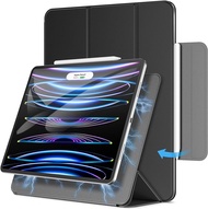 MD Magnetic Case for iPad Pro 12.9 Inch 2022/2021/2020/2018 (6th/5th/4th/3rd Generation) Pencil 2nd