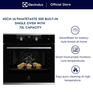 Electrolux KODDP71XA 60cm UltimateTaste 500 Built-in Single Oven With 72L Capacity with 2 Years Warranty