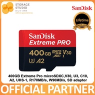 SanDisk Extreme Pro MicroSD/microSDXC 400GB/256GB/128GB/64GB V30, U3, C10, A2, UHS-1, R170MB/s, W90MB/s,SD adaptor