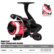 Proberos 200 loại mini quay Reel Trọng lượng nhẹ bánh xe 5.2:1 bánh tỷ lệ 1BB Ống cuộn Dây câu nhỏ v