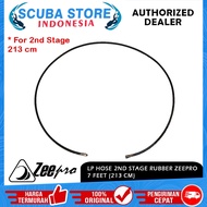 Low Pressure Lp Hose 2nd Stage Rubber Zeepro 7 Feet 213cm Octopus Primary Scuba Diving Regulator Hos
