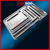 Stainless Steel Rectangular Tea Tray  ( H2cm) 50CM*35CM