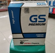 AKI BATERAI BASAH GS ASTRA PREMIUM NS40(32B20R) UNTUK MOBIL XENIA AVANZA TERIOS RUSH DAN GENSET NS 4