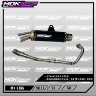 Yamaha MX King Exhaust Full System Type Funnel Black