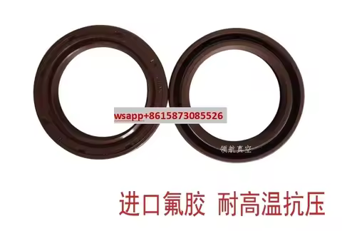 2 PCS Vacuum pump oil seal imported fluorine rubber skeleton Ba-ker shaft seal shaft sleeve bearing 