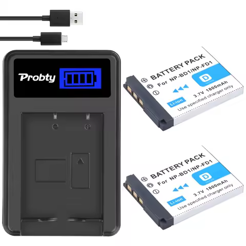 NP-BD1 Battery + Charger for SONY Cyber-Shot DSC-T700H DSC-T900 DSC-T900B DSC-T2 DSC-T2/B DSC-T2/G D