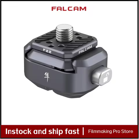 FALCAM F22 Quick Release Kit V2, Clip and Plate for GoPro Camera Tripod Adapter Mount Plate Board Qu
