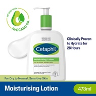 Cetaphil Moisturizing Lotion 473ml with Avocado Oil [Up to 48 hour Hydration for Sensitive Skin]