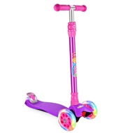 BELEEV A2 Scooters for Kids 3 Wheel Kick Scooter for Toddlers Girls Boys, 4 Adjustable Height, Lean
