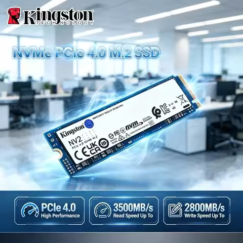 New Arrival Kingston NV2 NVMe M.2 2280 SSD PCIe 4.0 Gen4x4 250GB 500GB 1TB Up to 3500MB/s Read Game